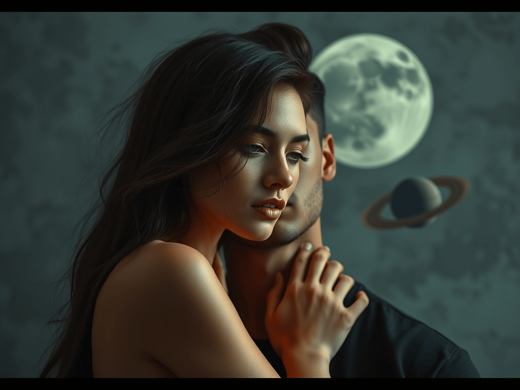 Moon & Saturn in the 4th = Emotional walls block&nbsp;intimacy.