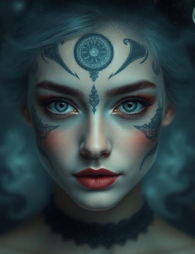 Moon + Rahu in the 1st = Dreams blur your identity with strange, unfamiliar versions of yourself.