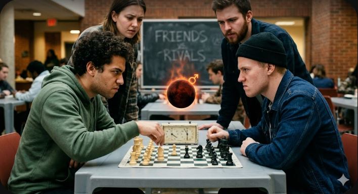 Mars in the 11th = Competition turns friends into rivals.