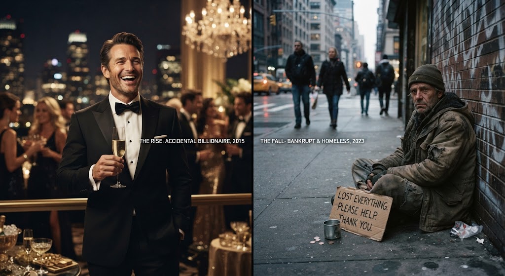 Why do some people experience sudden reversals of fortune?