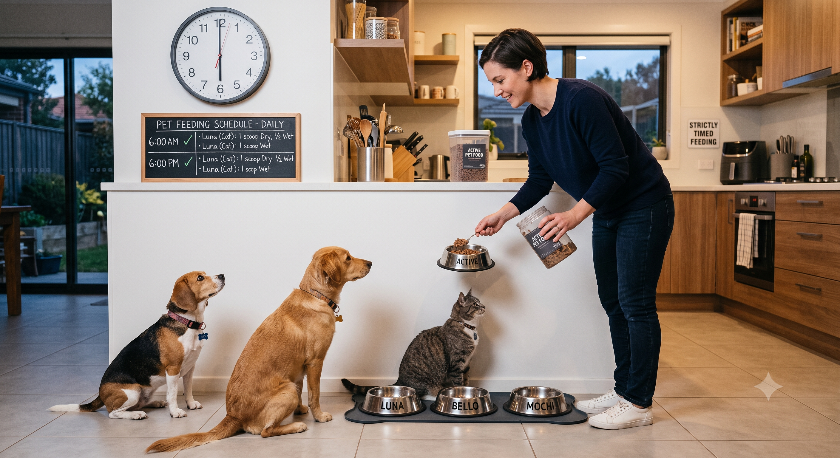 Mars in the 6th = Pet feeding follows strict discipline and timing.
