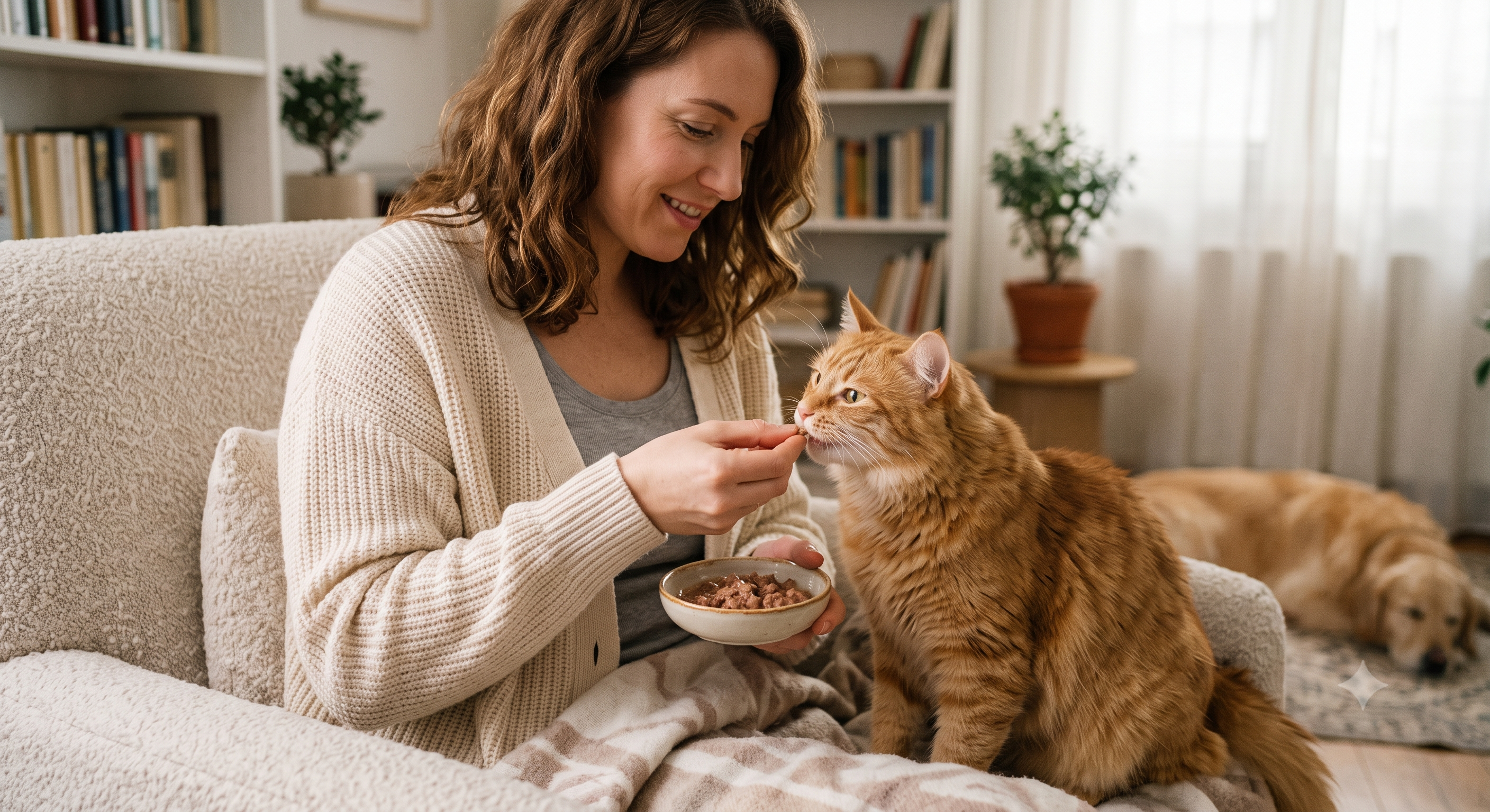 Venus in the 2nd = Pet feeding is affectionate, gentle, and comfort-driven.