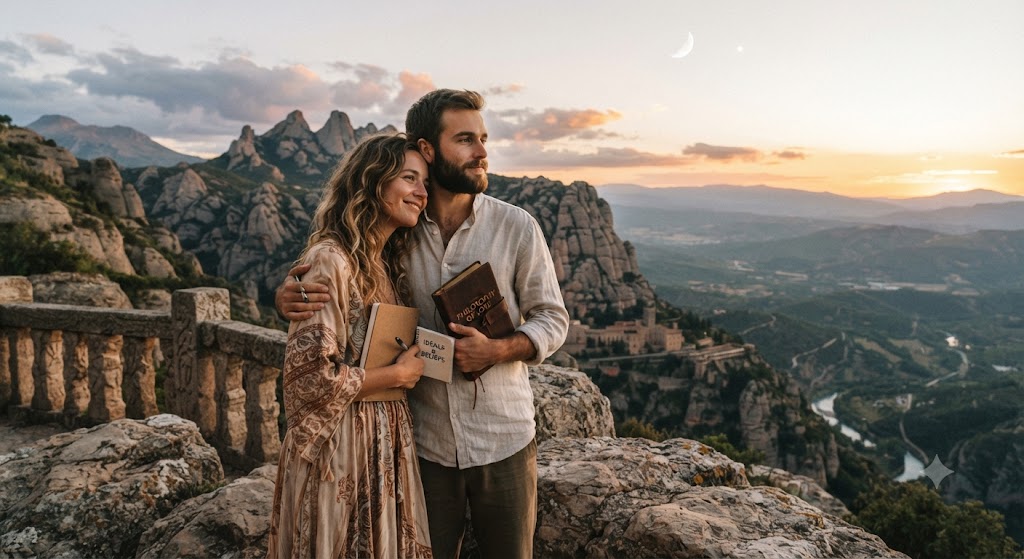 Moon + Venus in the 9th → Love becomes connected with ideals, beliefs, and higher meaning.