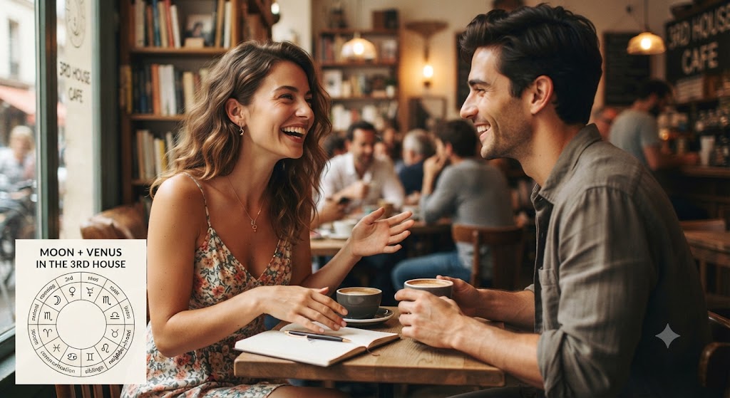 Moon + Venus in the 3rd House: Are You Flirting Through Every Conversation?