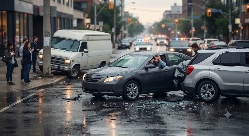 Mercury + Rahu in the 8th → Sudden and unexpected vehicle incidents become a concern.